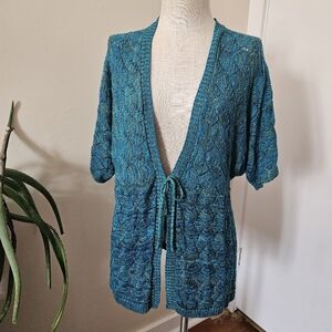 Women's Blue Knit Sweater